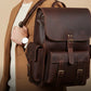 The Drifter Duo - Buffalo Leather Duffle Bag & Backpack Combo