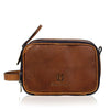 Leather Dopp Kit Toiletry Bag