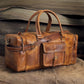 The Voyager Trio - Buffalo Leather Holdall, Backpack & Wash Bag Set