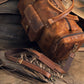 The Voyager Trio - Buffalo Leather Holdall, Backpack & Wash Bag Set