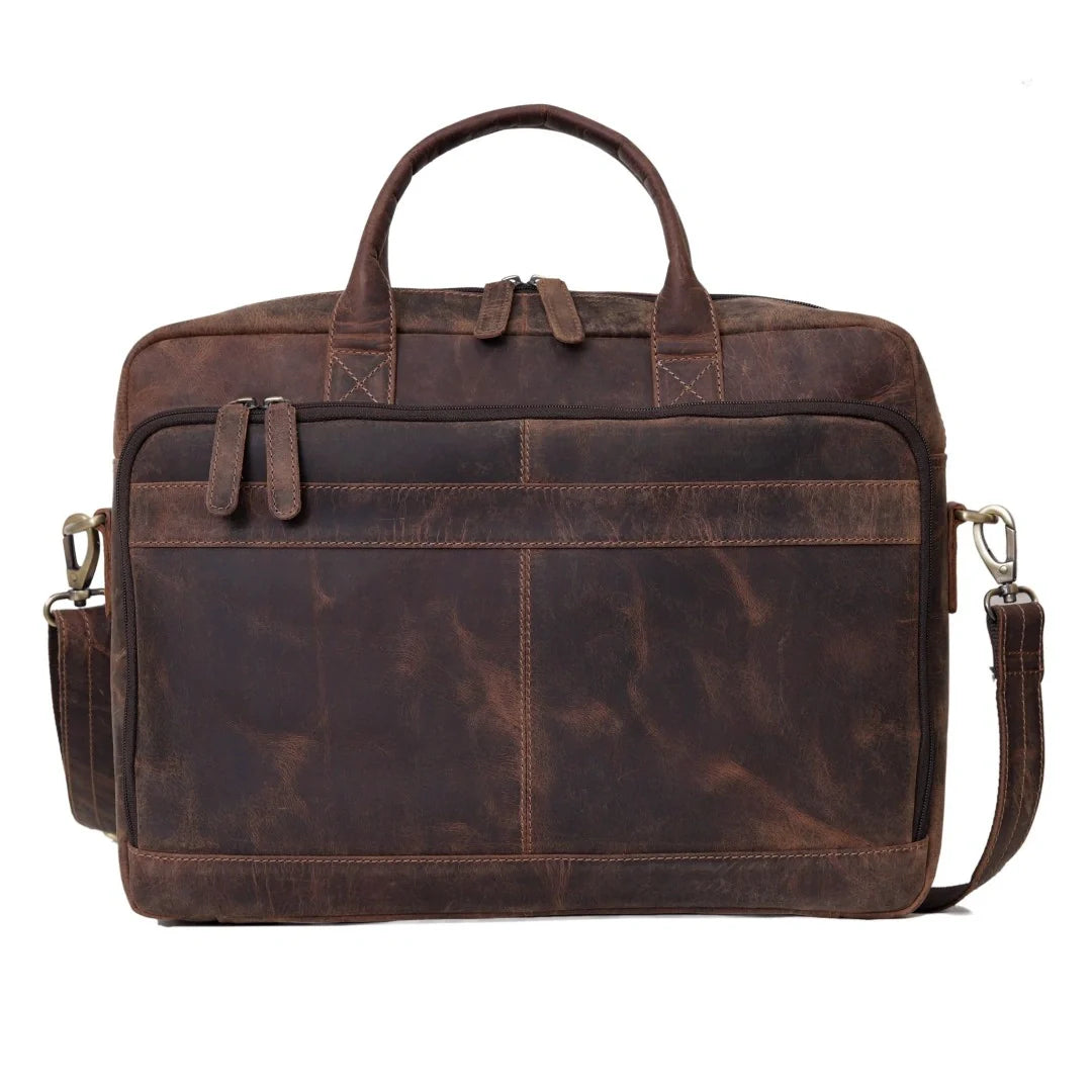 Ocean Leather Buffalo Briefcase
