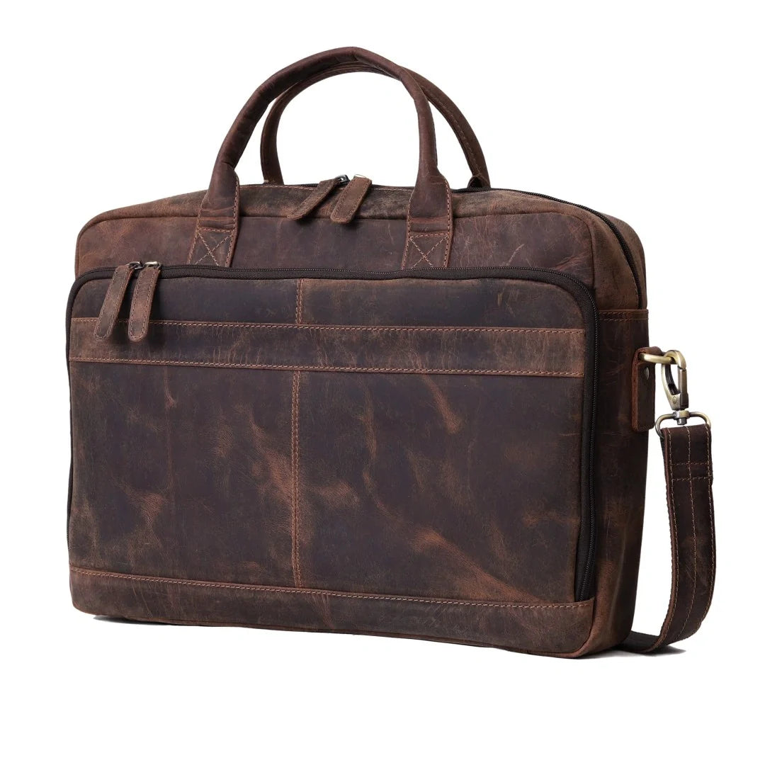 Ocean Leather Buffalo Briefcase