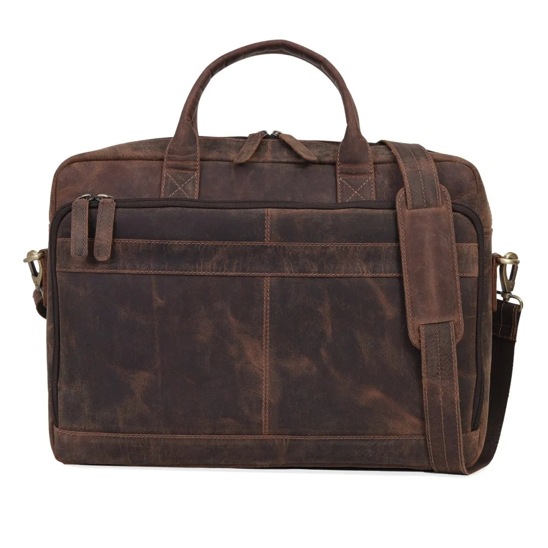 Ocean Leather Buffalo Briefcase