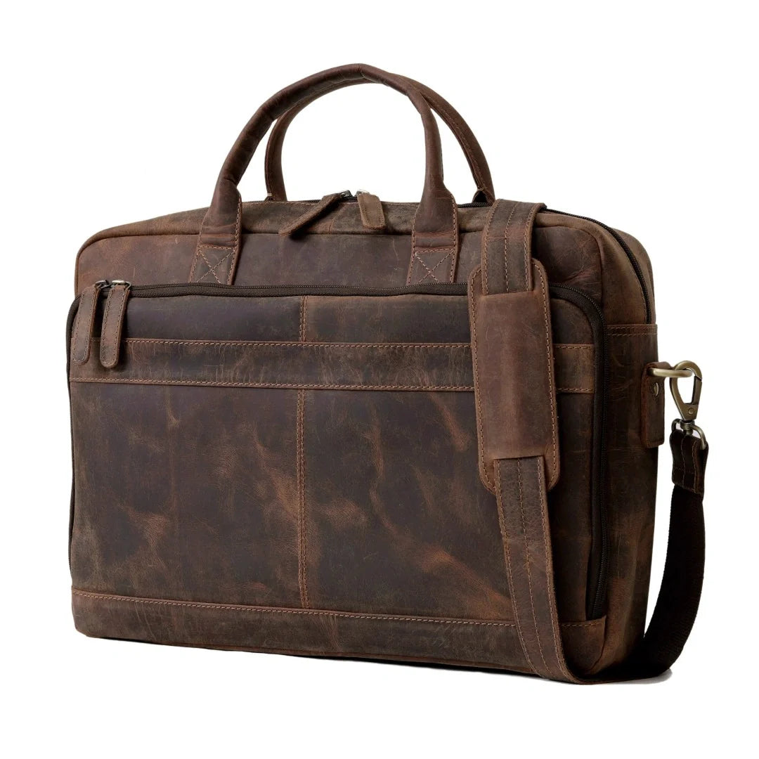 Ocean Leather Buffalo Briefcase