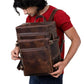 Retro Leather buffalo backpack