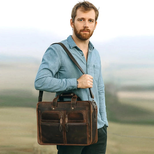 Talon Leather Briefcase