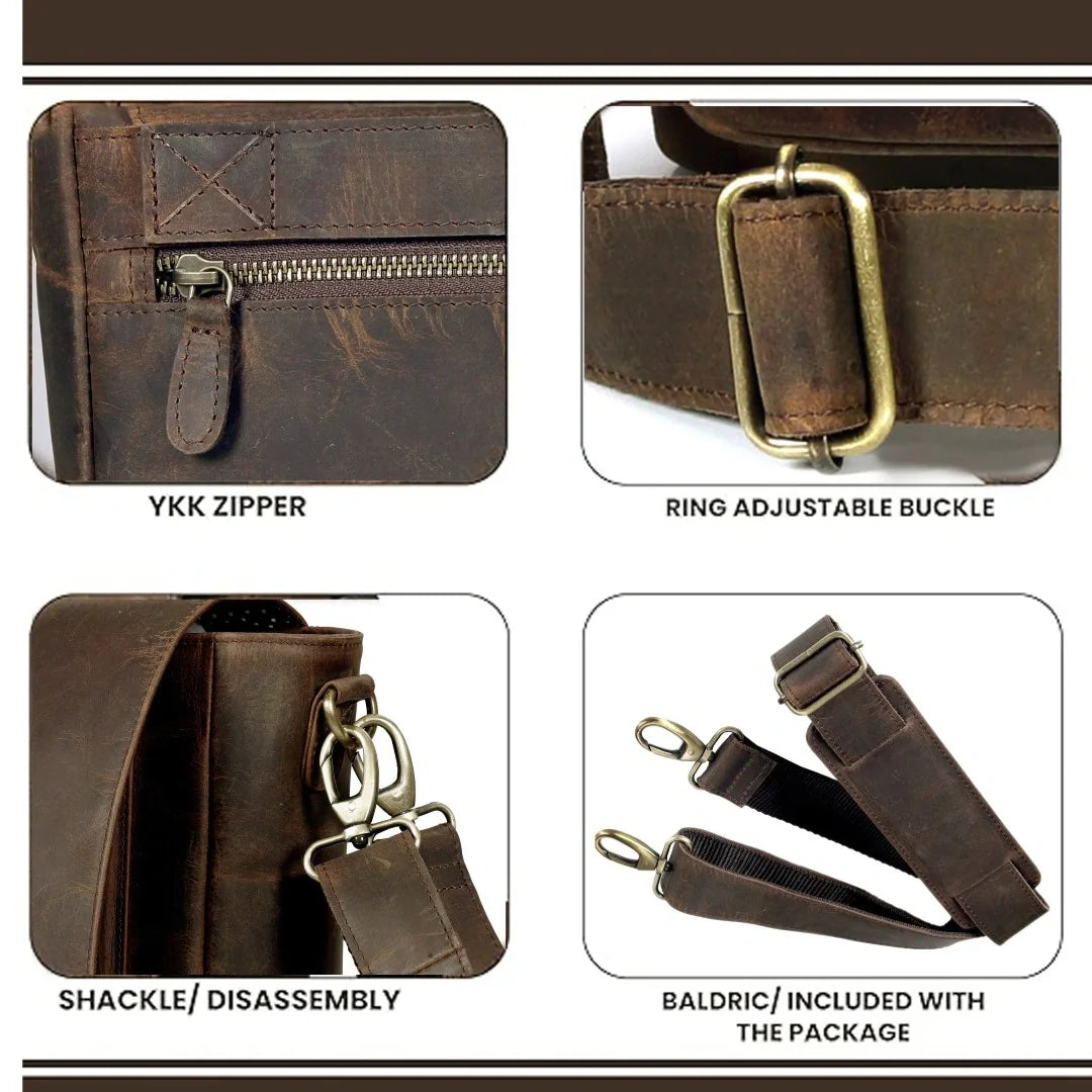 The Buffalo Leather Laptop Bag