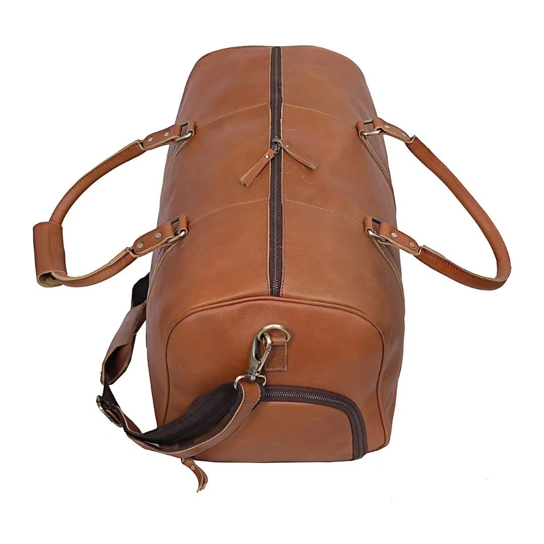 Buffalo Leather Duffel Combo