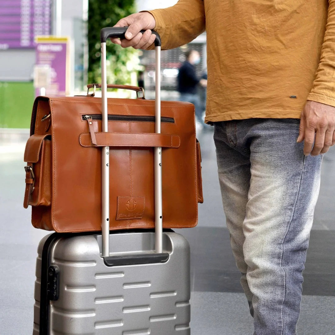 The Creative Leather Messenger Bag