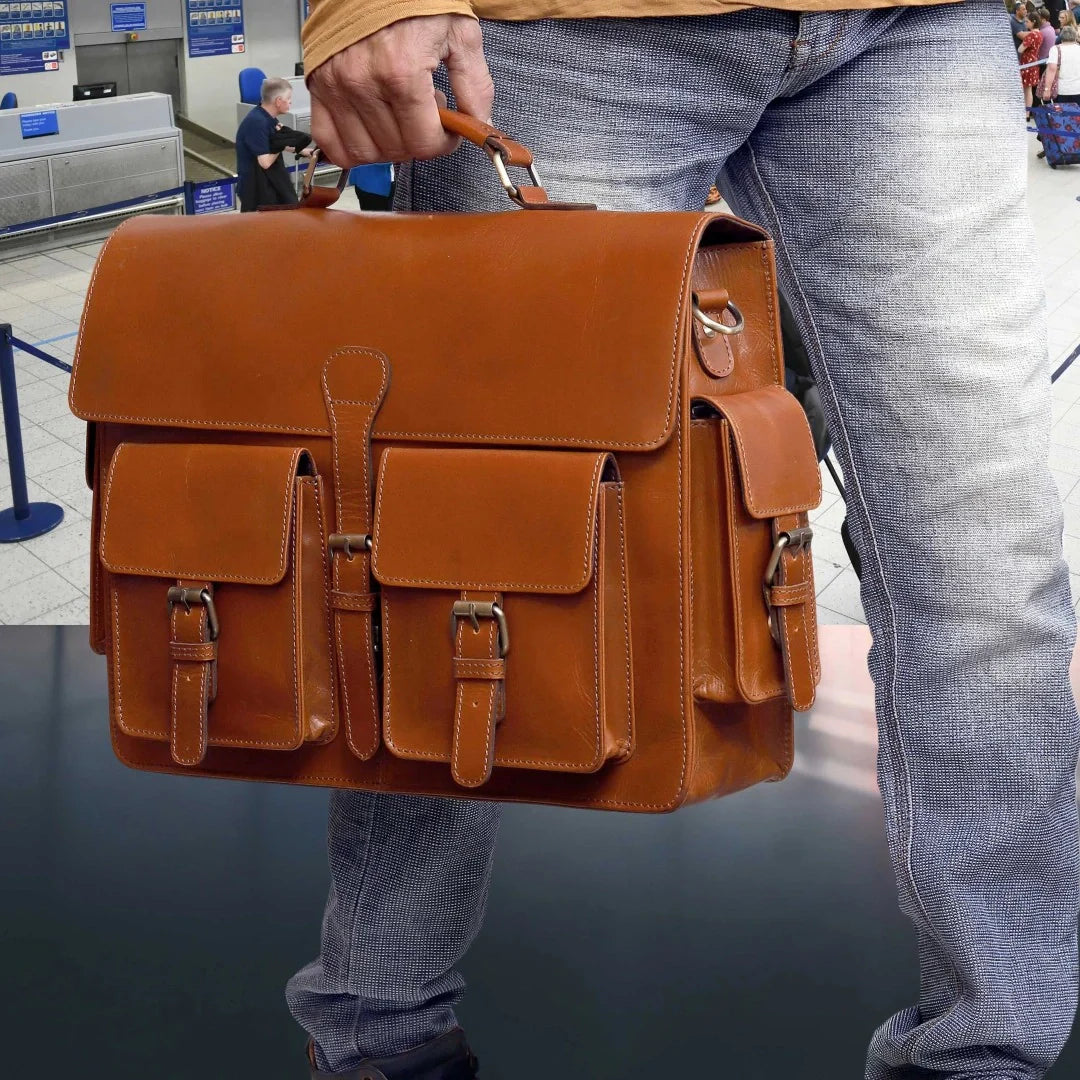 The Creative Leather Messenger Bag