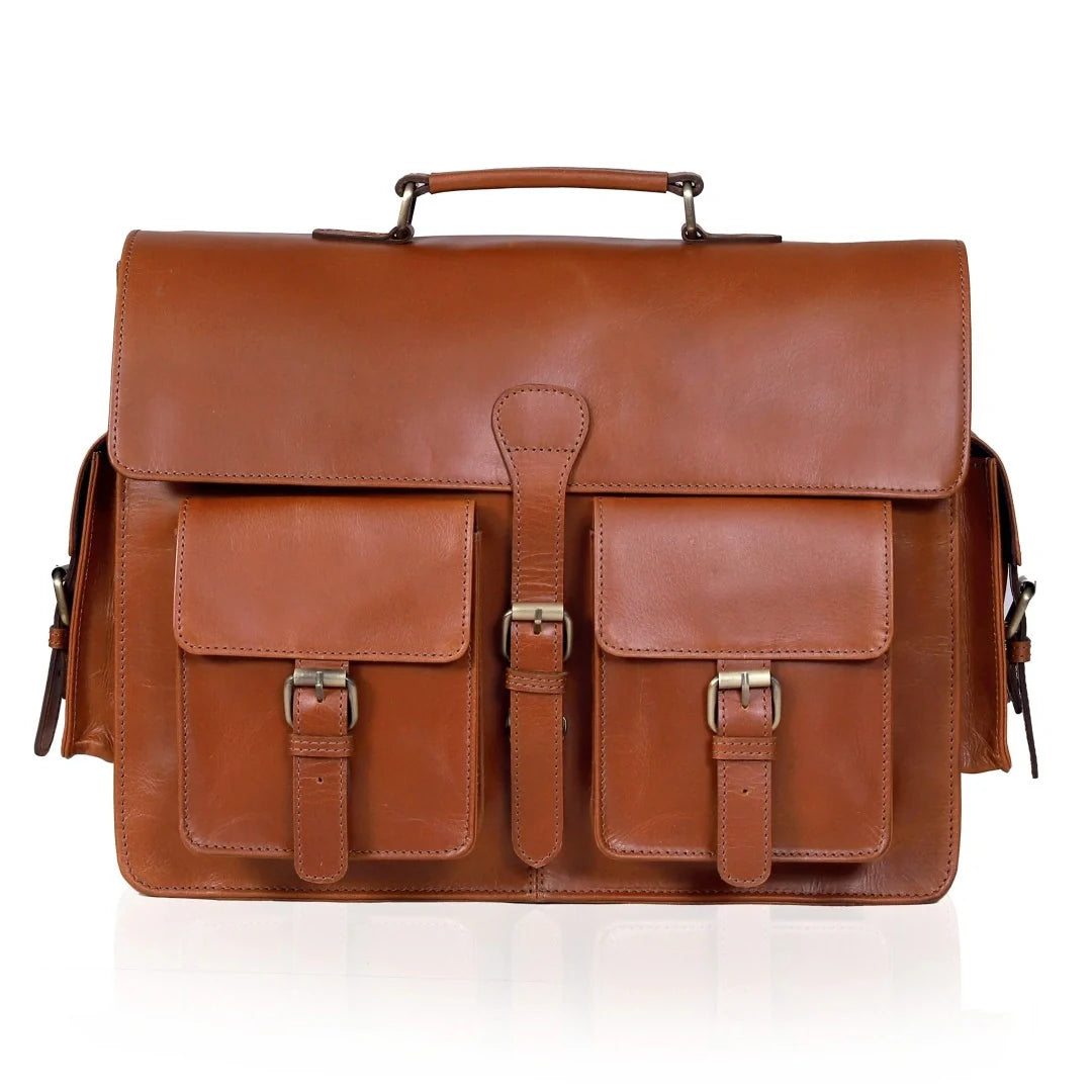 The Creative Leather Messenger Bag