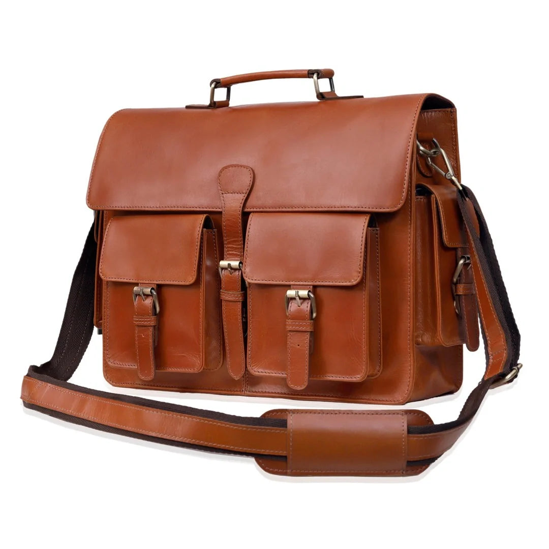 The Creative Leather Messenger Bag