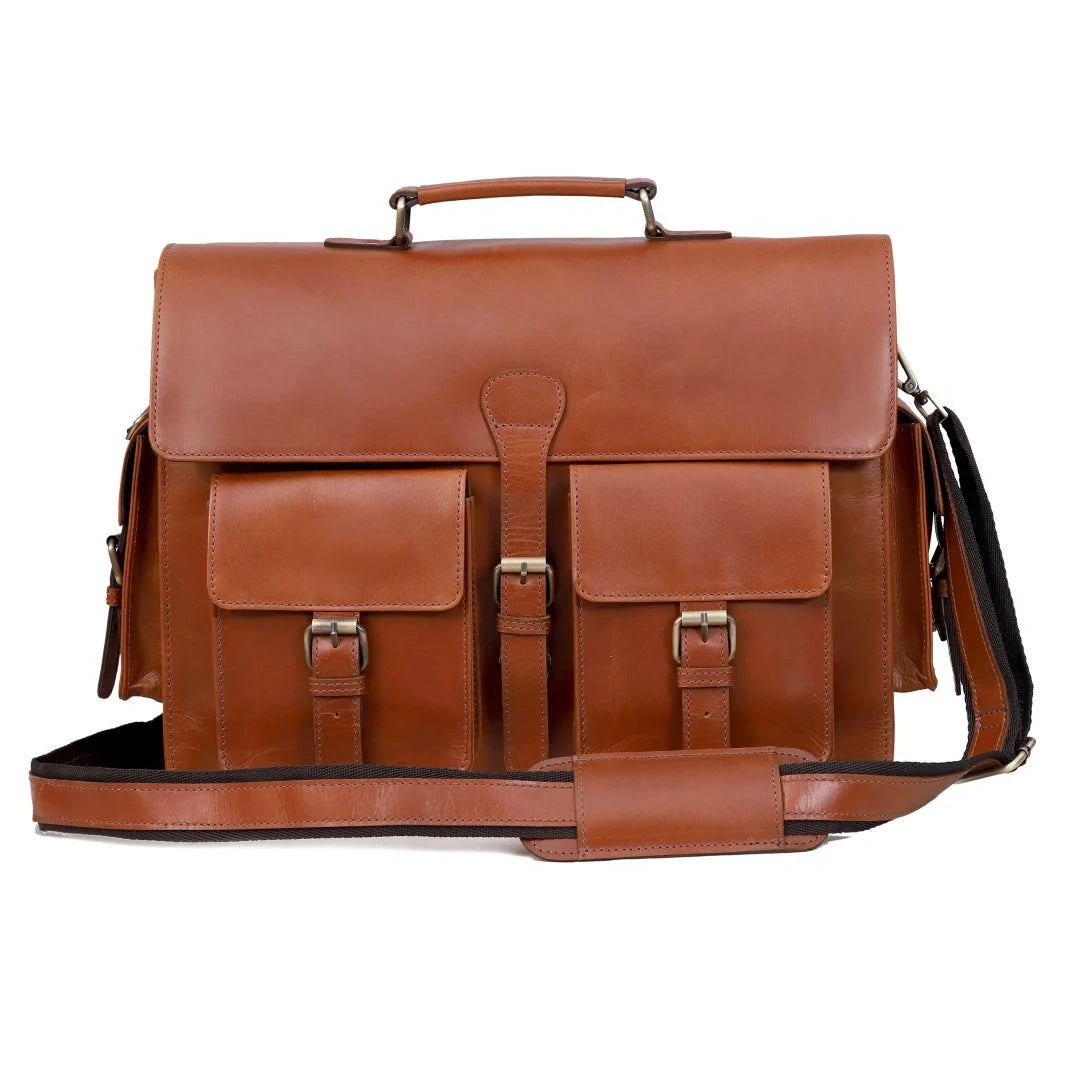 The Creative Leather Messenger Bag