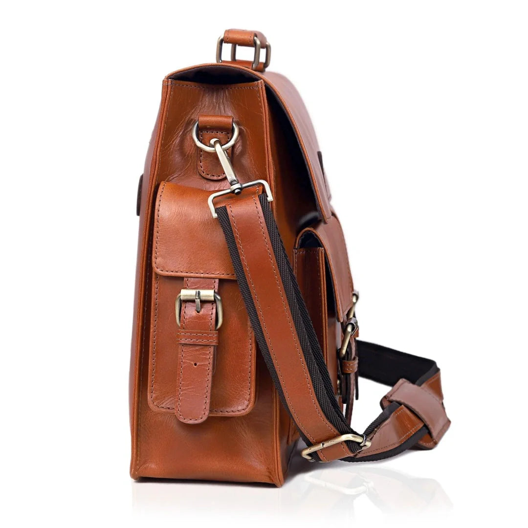 The Creative Leather Messenger Bag