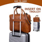 The Desire Leather briefcase & Backpack Combo