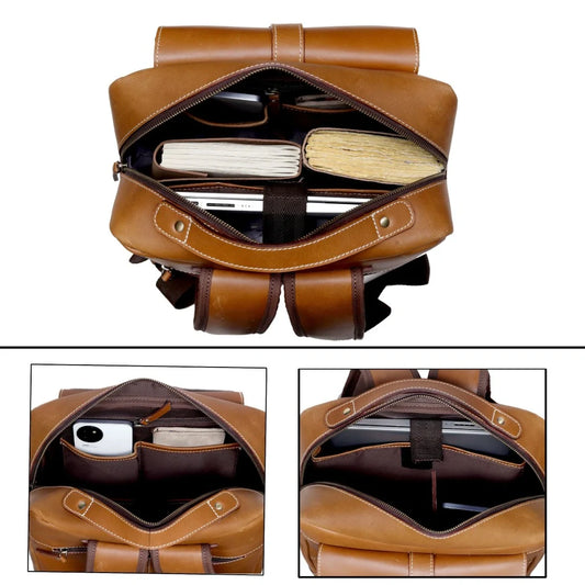 The Dominance Leather Backpack