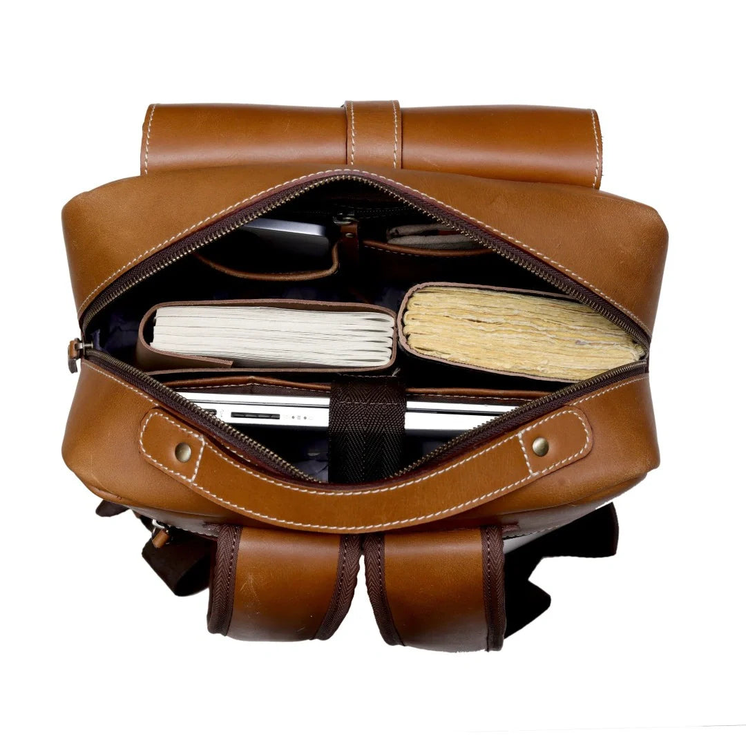 The Dominance Leather Backpack