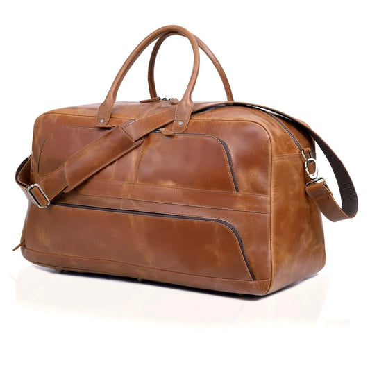Canterbury Leather Duffle Bag For Men