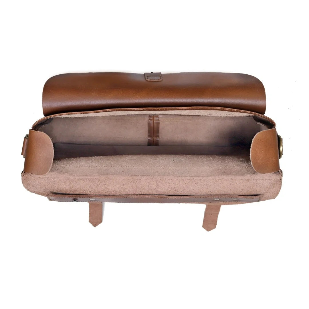 The Executive Leather Messenger Bag