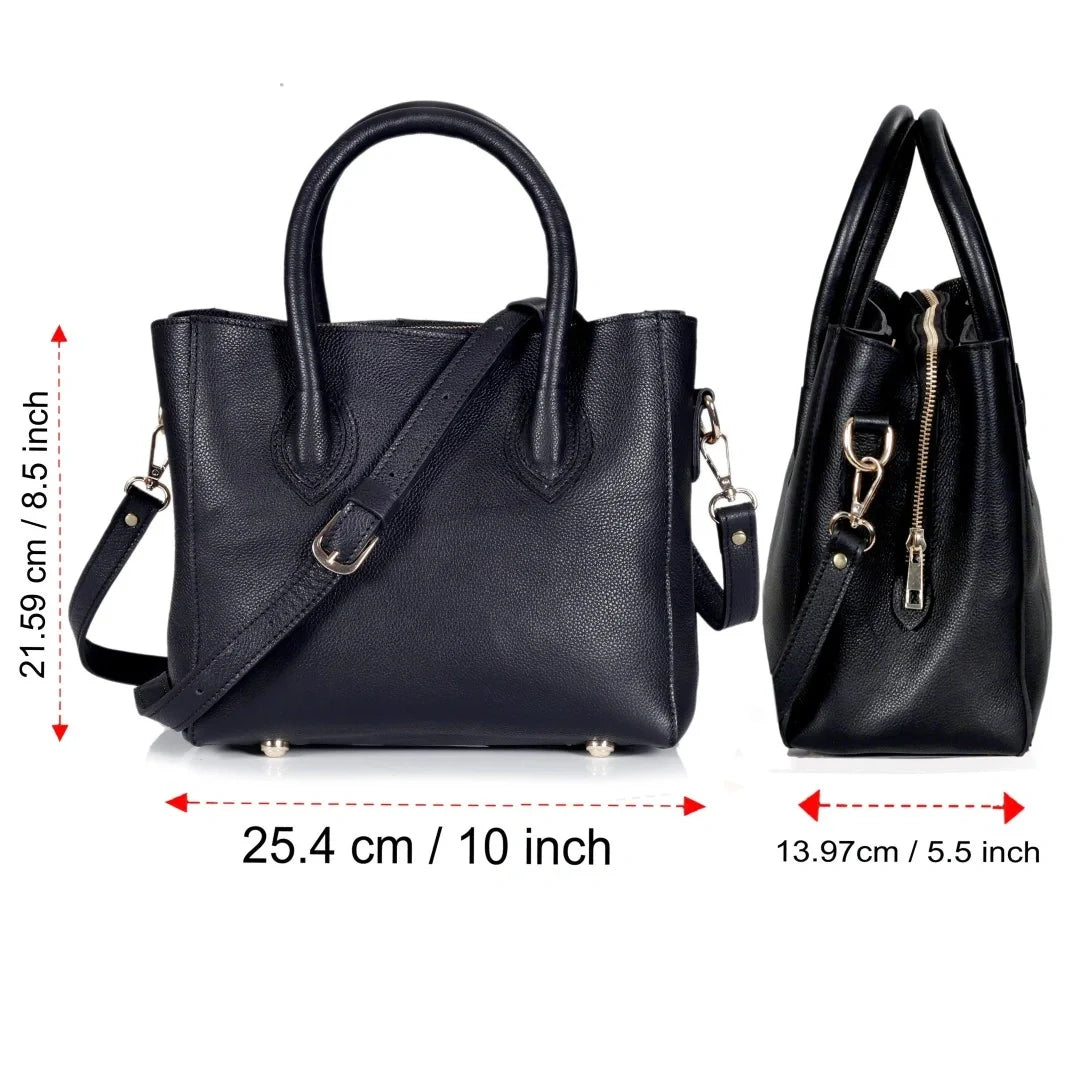 Buffalo Leather Tote Bag Combo Set