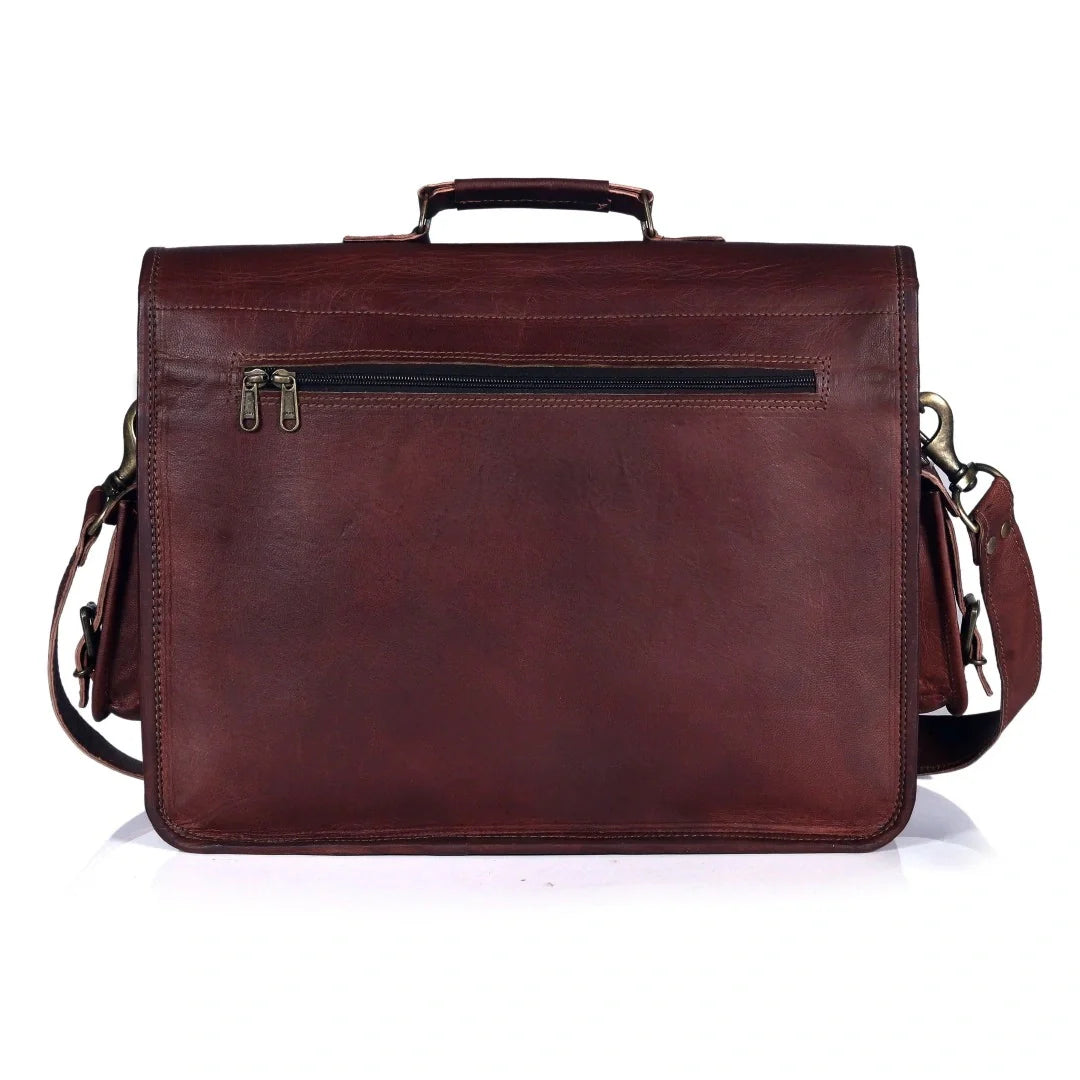 The Harvest Leather Messenger Bag