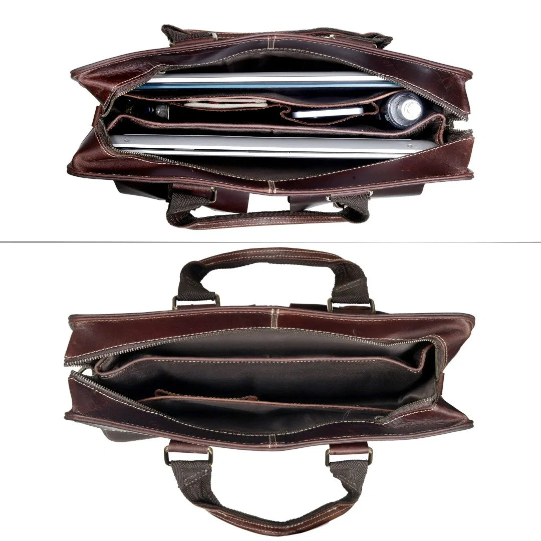 The Hunk Leather briefcase