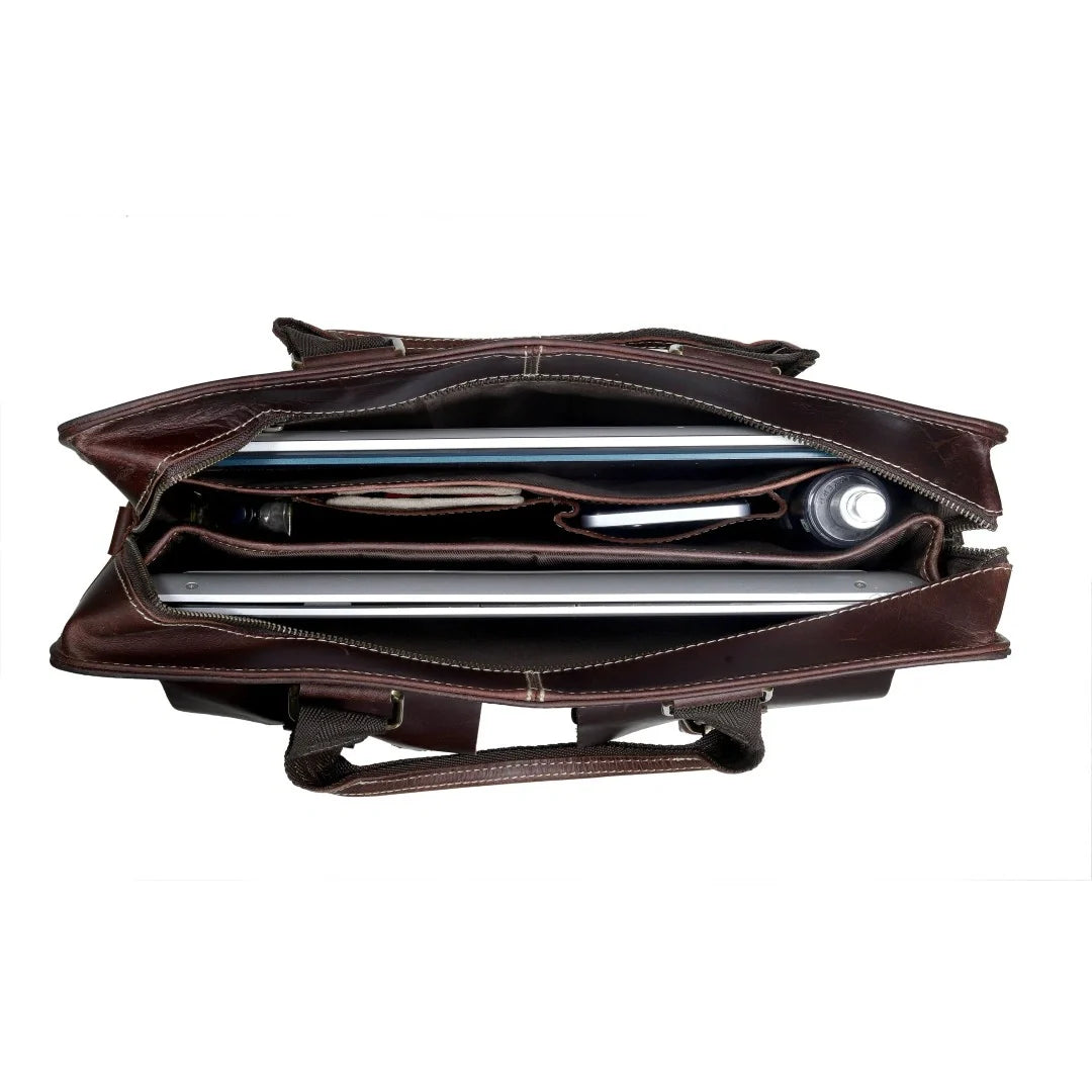The Hunk Leather briefcase