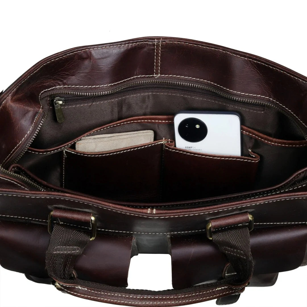 The Hunk Leather briefcase