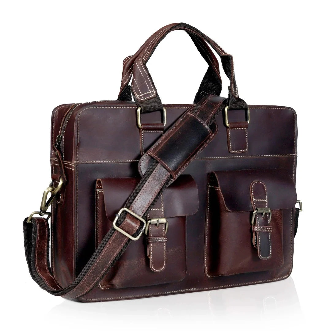 The Hunk Leather briefcase