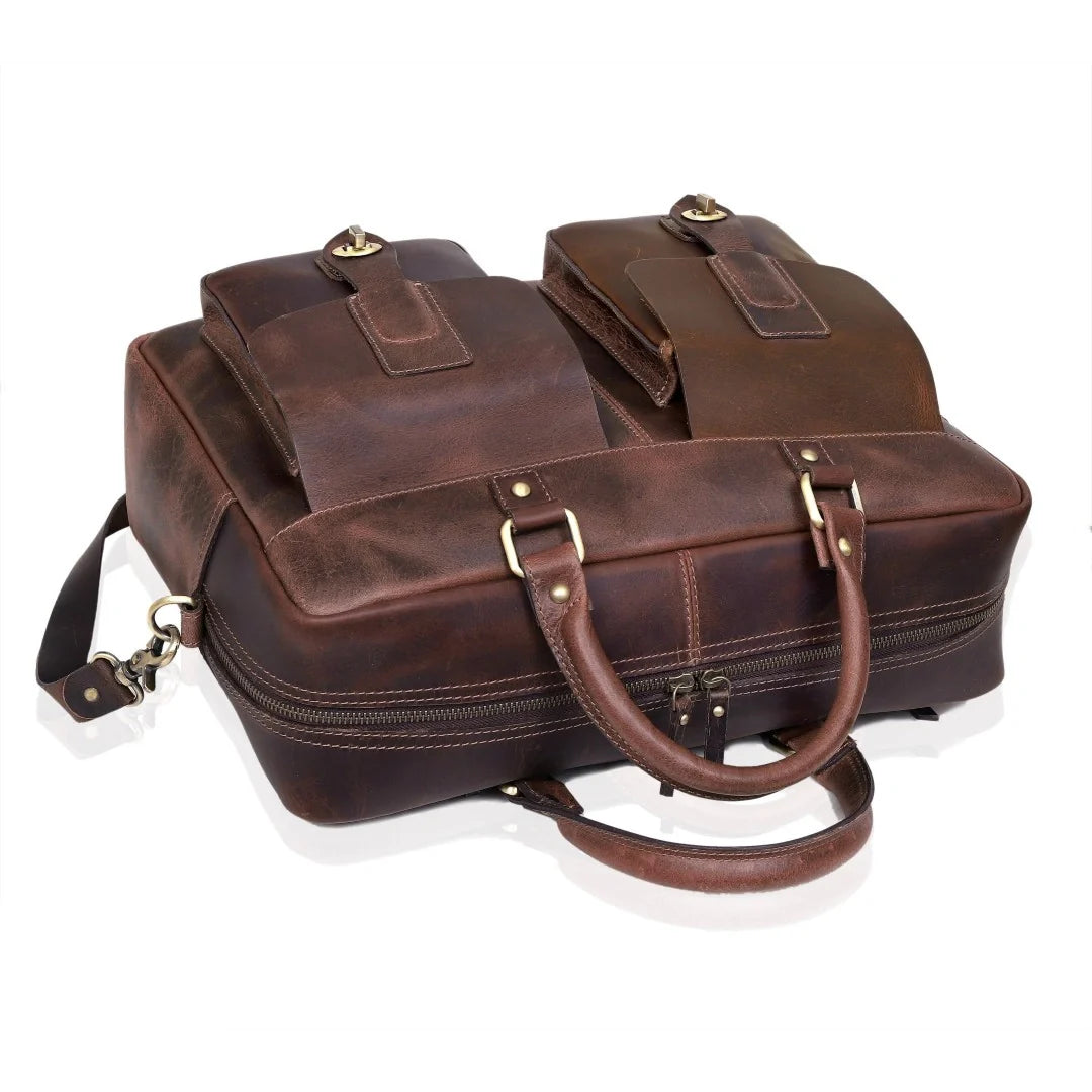 The Indiana Leather Briefcase