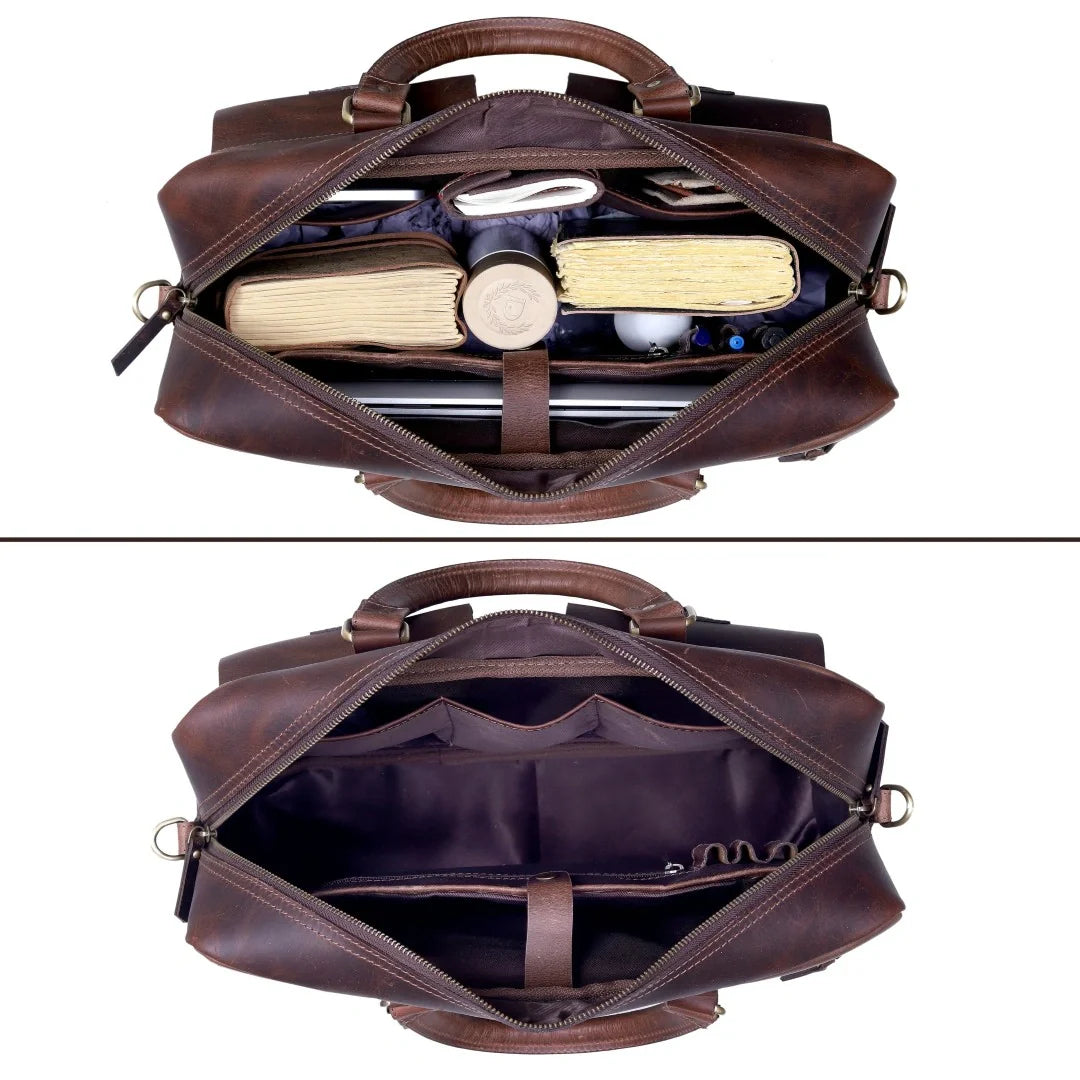 The Indiana Leather Briefcase