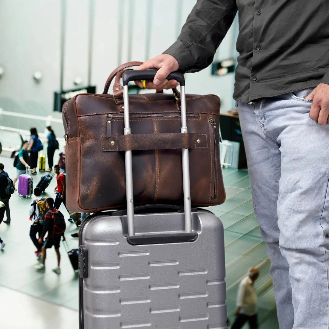 The Indiana Leather Briefcase