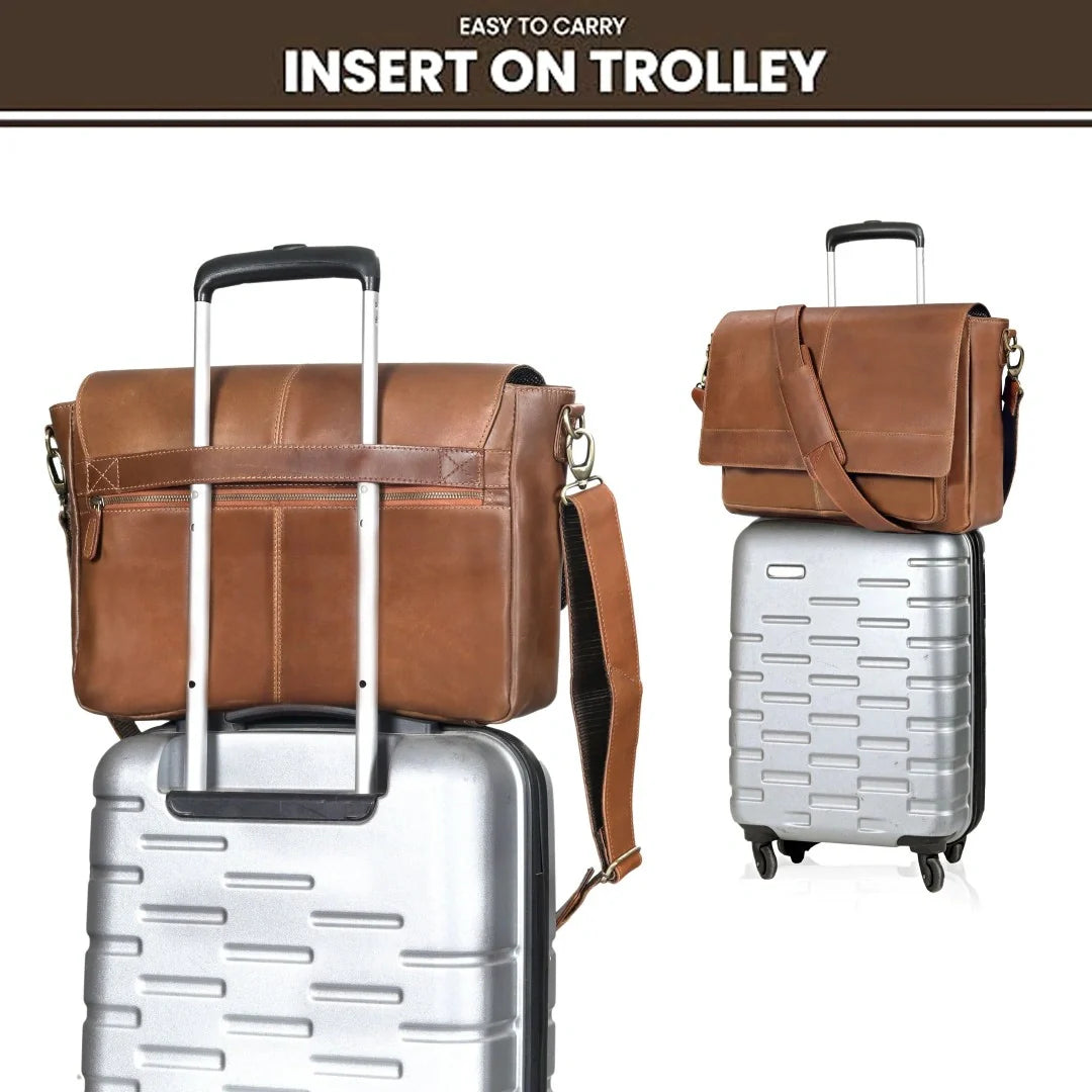 The Jackson Leather Buffalo Messenger