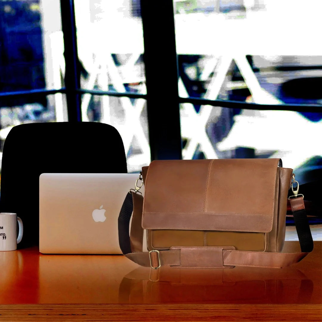 The Jackson Leather Buffalo Messenger