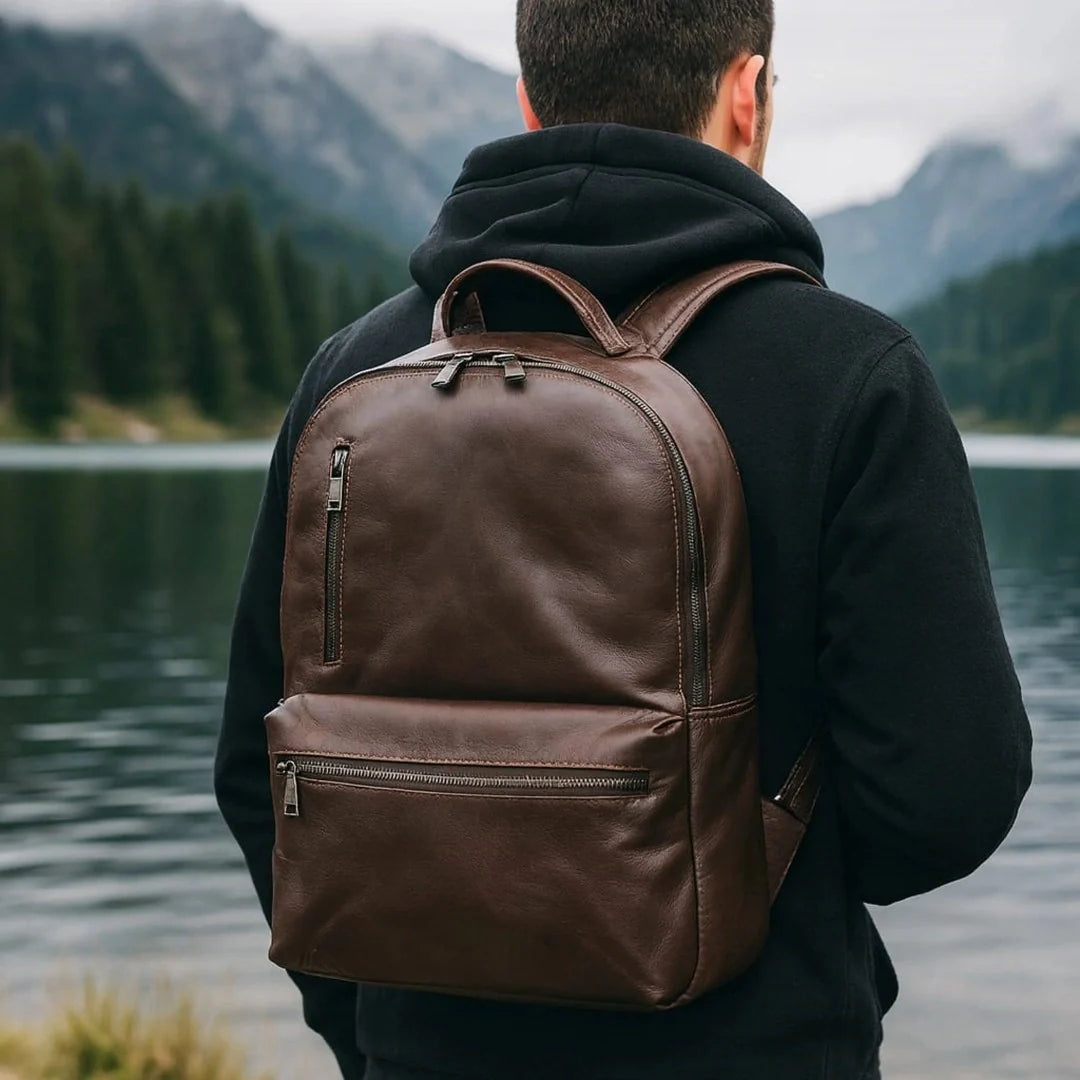 The Journey Leather Backpack