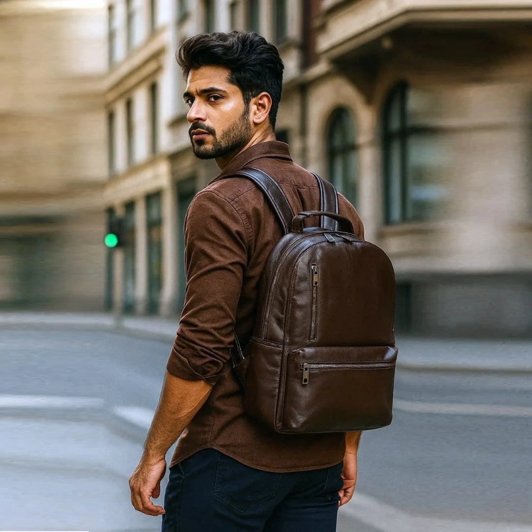 The Journey Leather Backpack