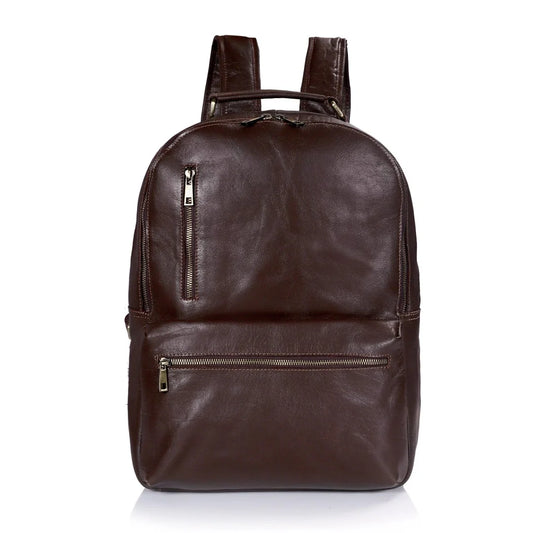 backpacks leather uk Women's Italian Backpack for Work or Travel with 14 inch Laptop Compartment 2 pocket Men's Designer Backpacks | Ted