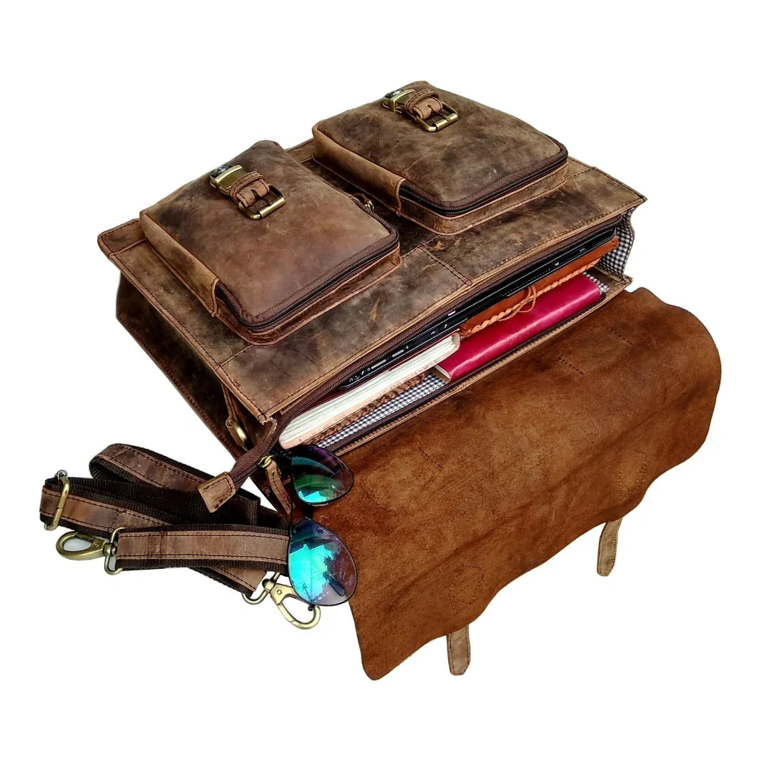 The Leather Messenger For Men's