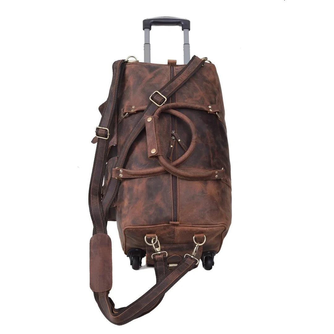 The Legendary Vintage Classic Buffalo Leather Travel Duffle Bag
