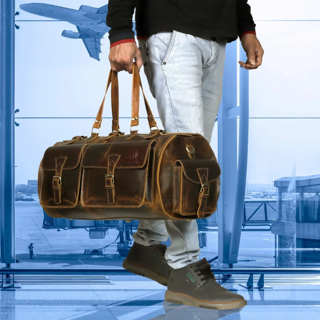 The Luxurious Leather Duffle Bag