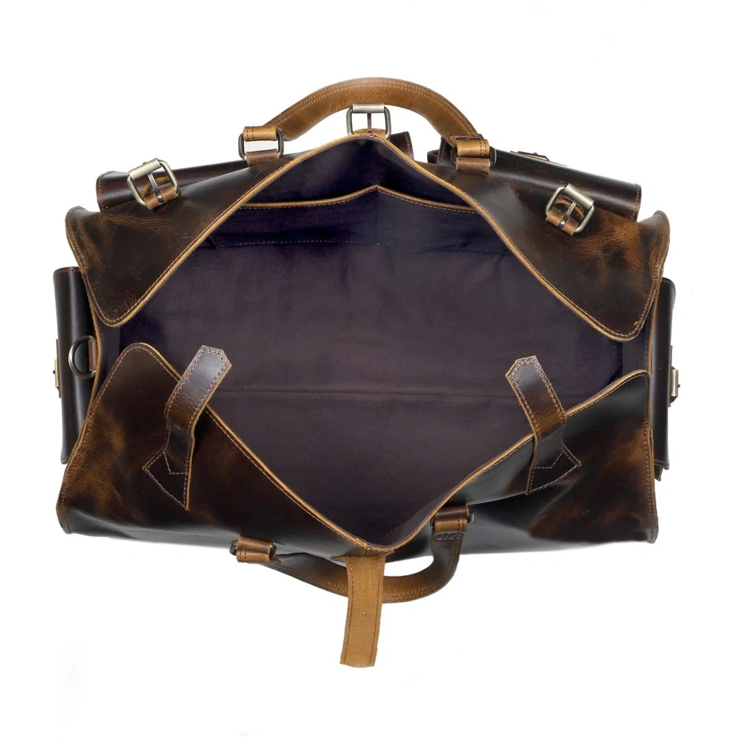 The Luxurious Leather Duffle Bag