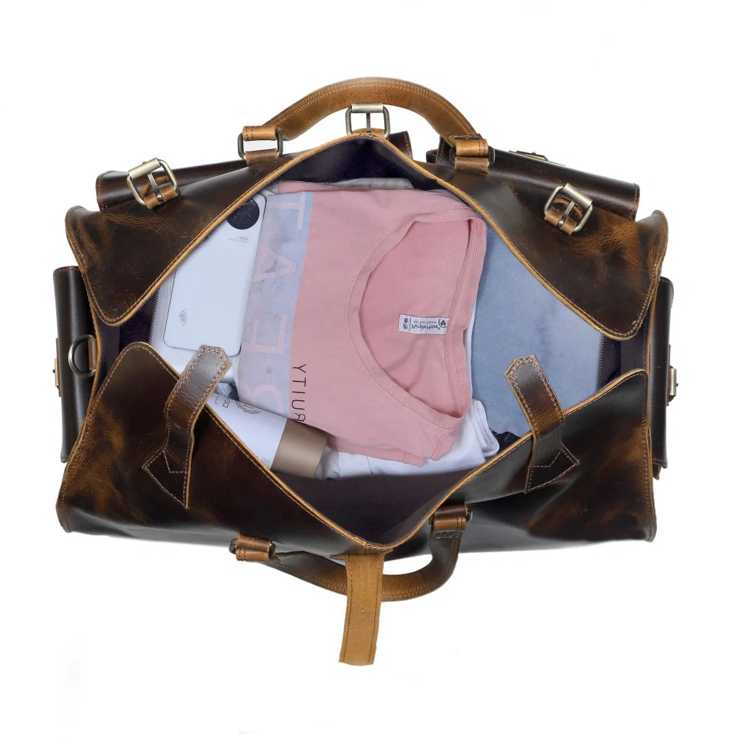 The Luxurious Leather Duffle Bag