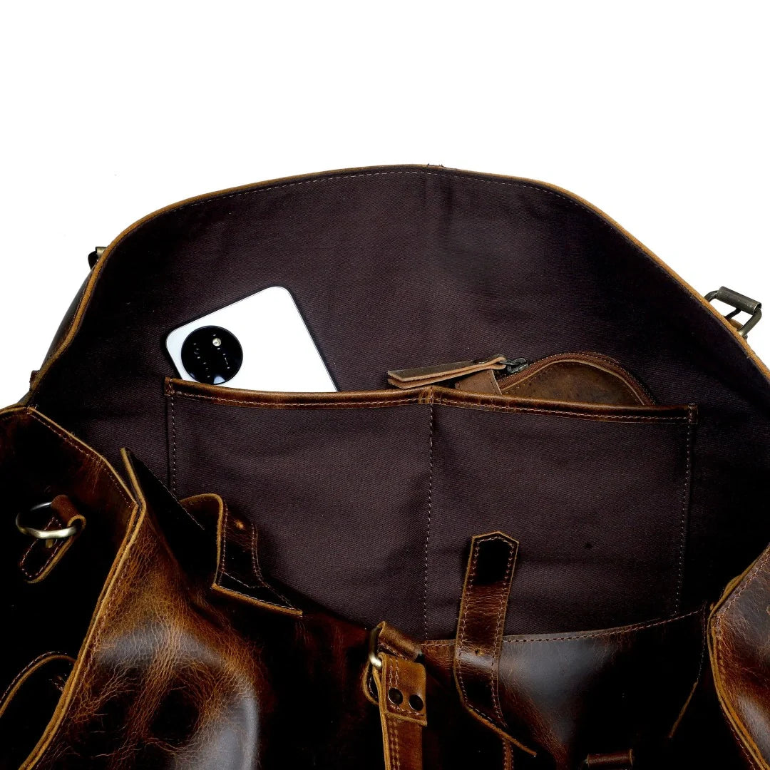 The Luxurious Leather Duffle Bag