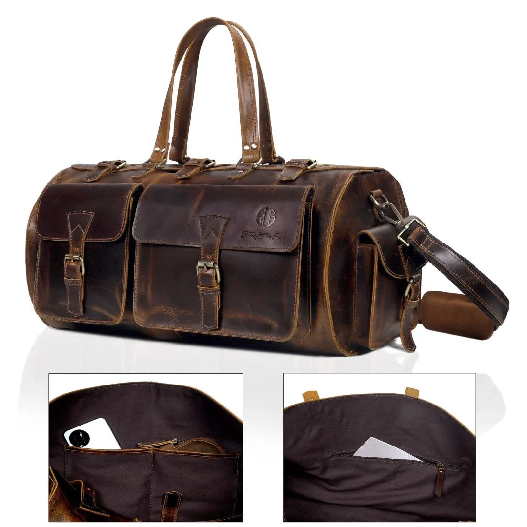 The Luxurious Leather Duffle Bag