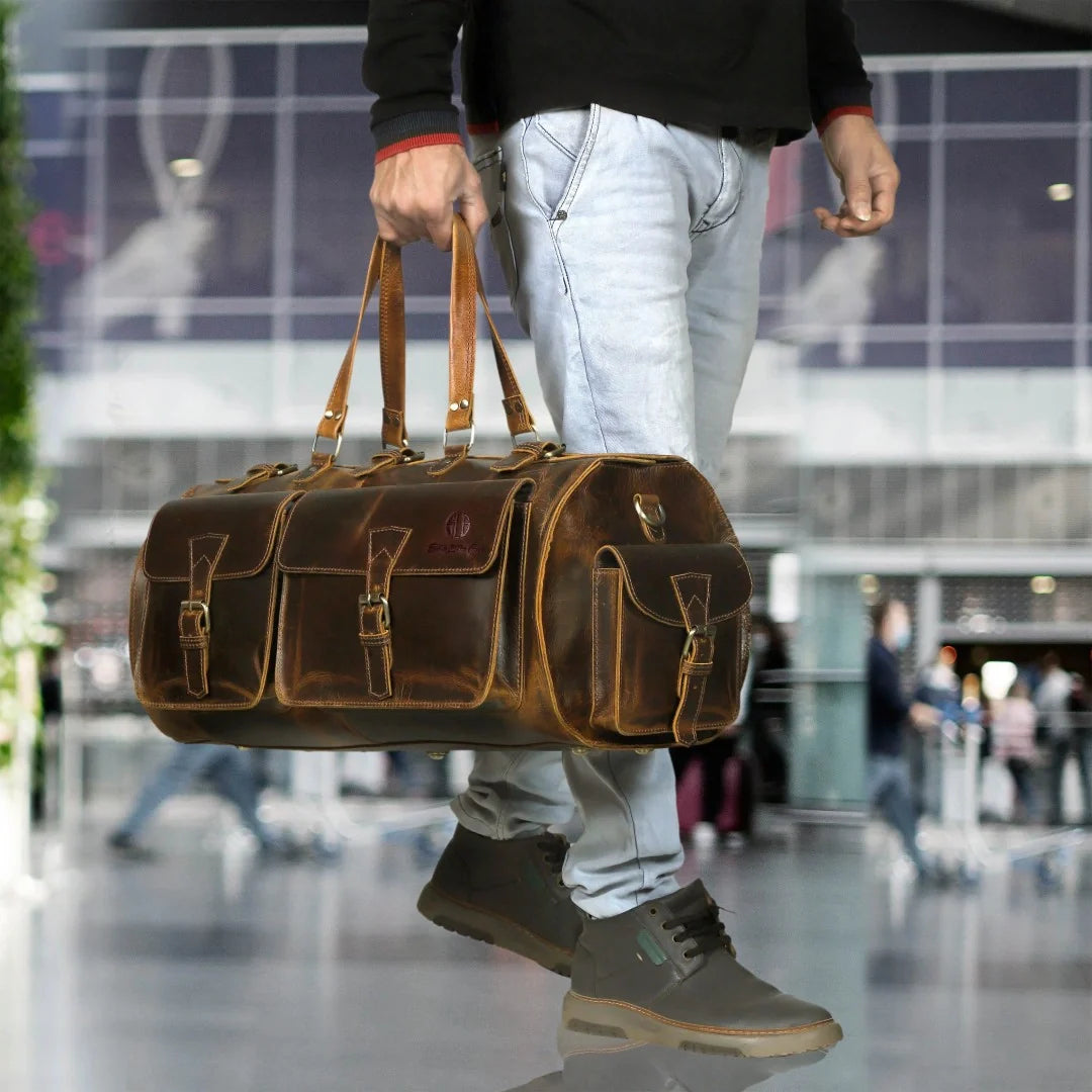 The Luxurious Leather Duffle Bag