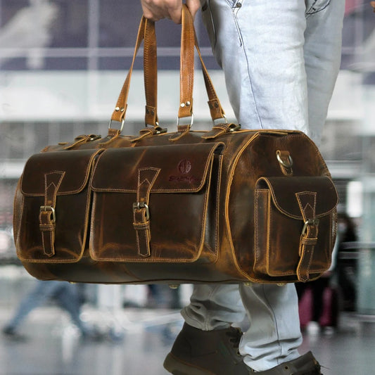 The Luxurious Leather Duffle Bag