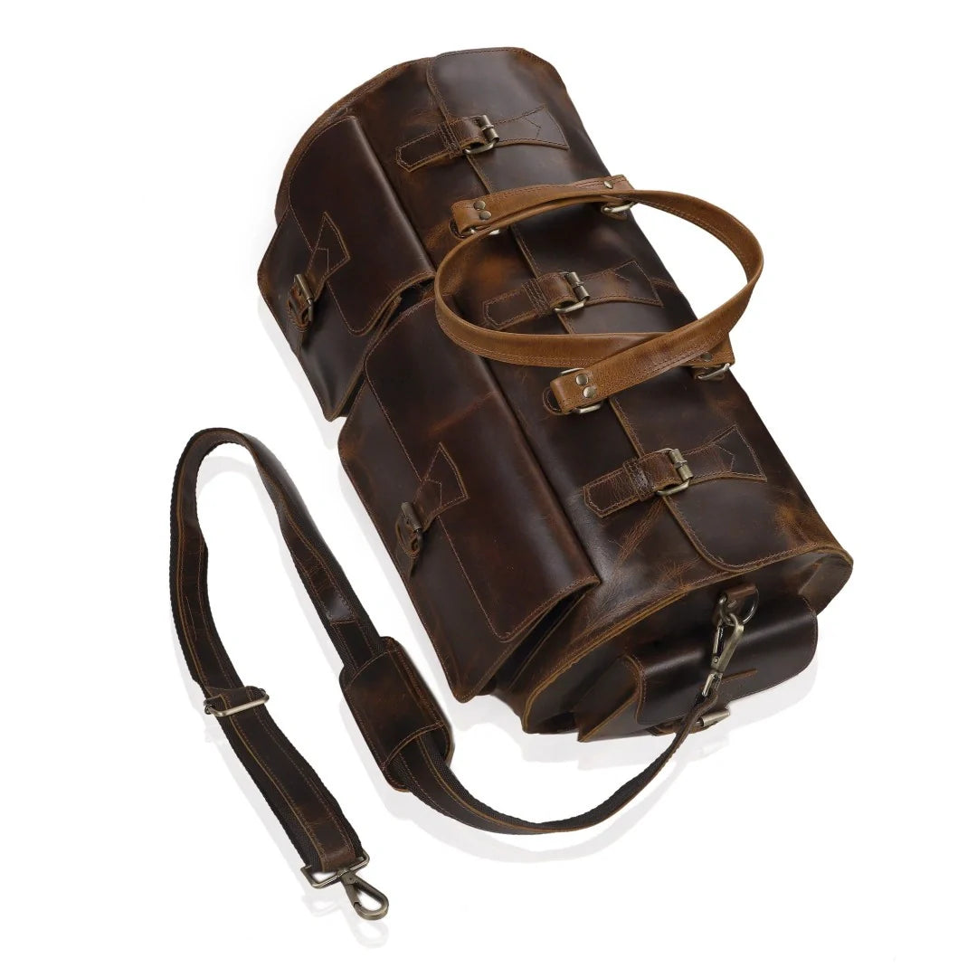 The Luxurious Leather Duffle Bag