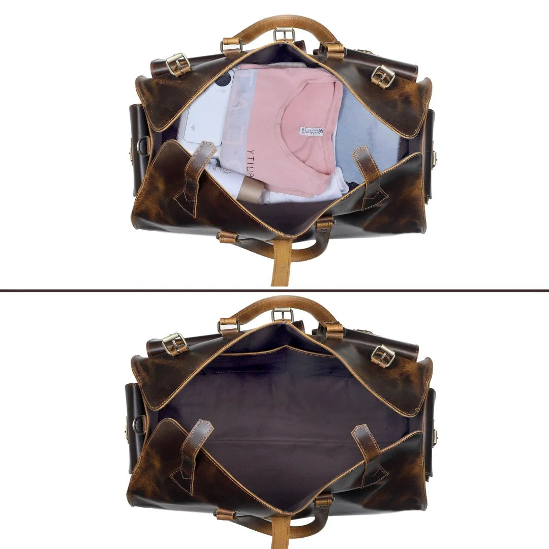 The Luxurious Leather Duffle Bag