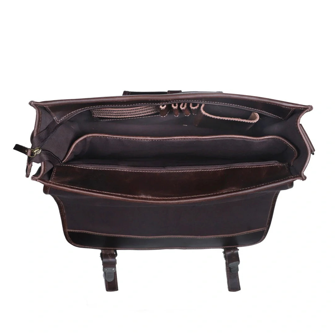 The Moya Leather Messenger Bag