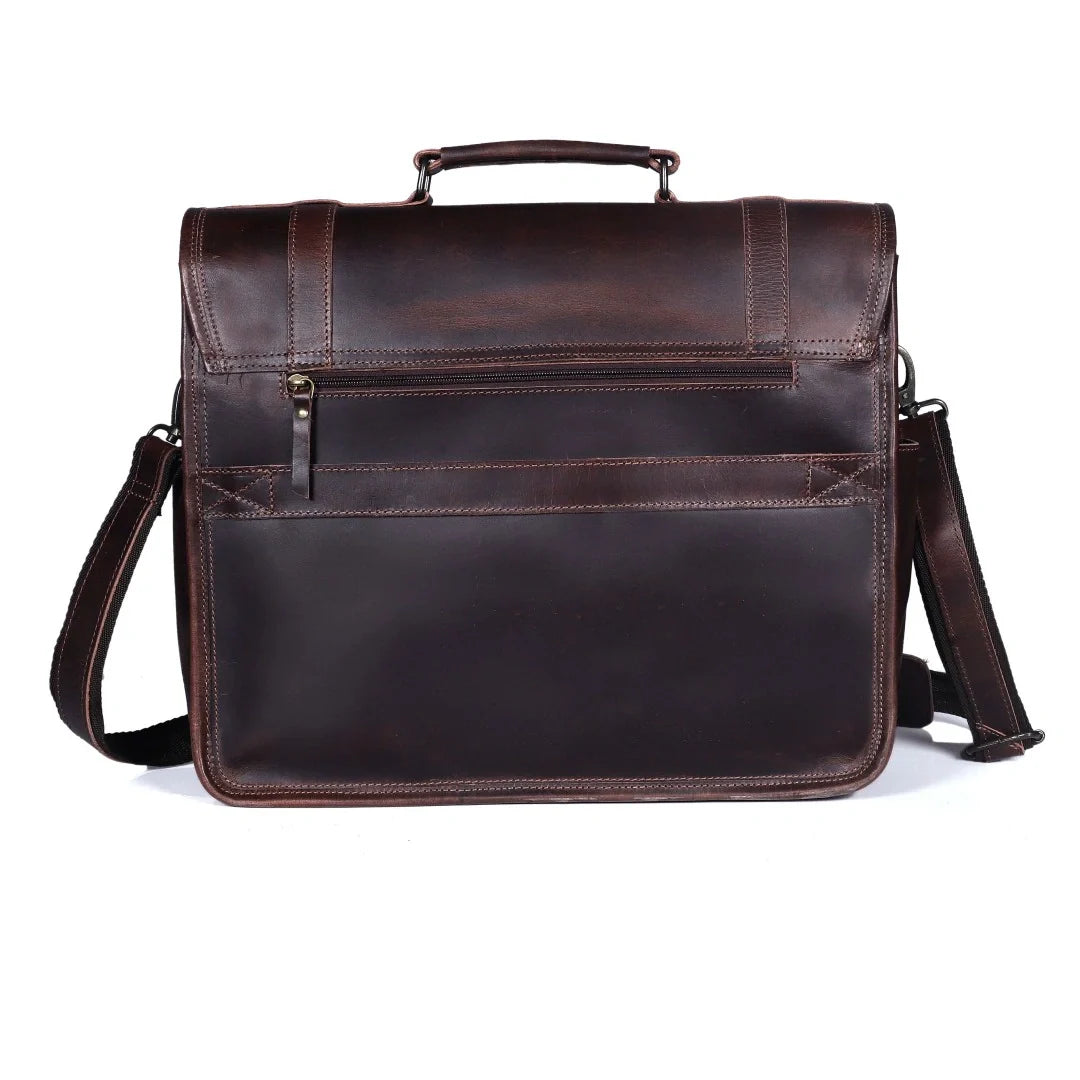 The Moya Leather Messenger Bag